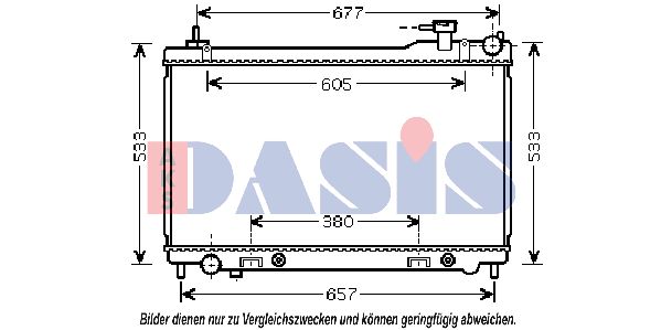 AKS DASIS Radiators, Motora dzesēšanas sistēma 070144N